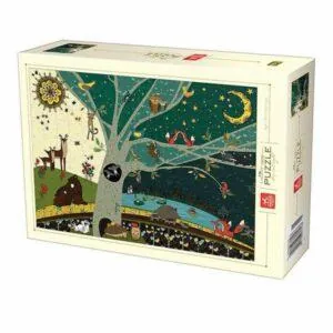 PUZZLE DEICO : NATURE DAY AND NIGHT - 1000 PIECES