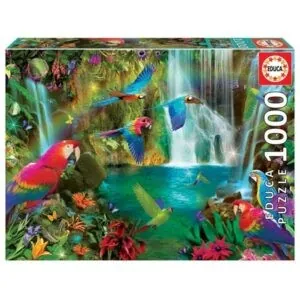 PUZZLE EDUCA : PERROQUETS TROPICAUX - 1000 PIECES