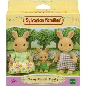 LA FAMILLE LAPIN CARAMEL SYLVANIAN FAMILIES