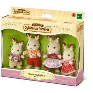 FAMILLE LAPIN CHOCOLAT SYLVANIAN FAMILIES