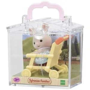 VALISETTE BEBE LAPIN + POUSSETTE - SYLVANIAN FAMILIES
