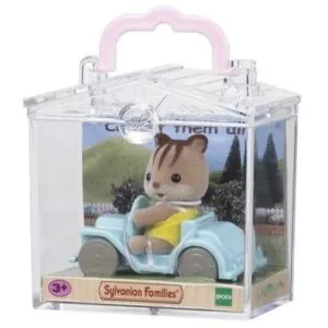 VALISETTE BEBE ECUREUIL + VOITURE - SYLVANIAN FAMILIES