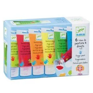 6 TUBES DE PEINTURE A DOIGT - DJECO