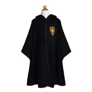 SET DE MAGICIEN NOIR MANTEAU LUNETTES 5/7 ANS