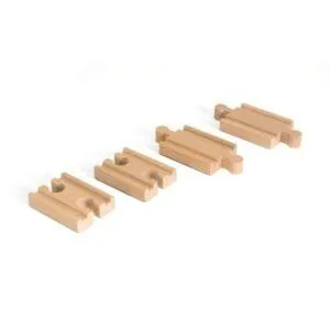LOT 4 MINI RAILS DOUBLE MALE / DOUBLE FEMELLE - BRIO