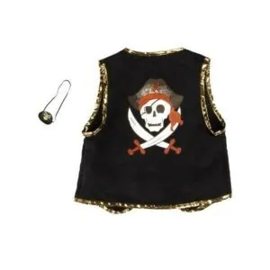 Veste pirate et cache oeil - 5-6 ANS