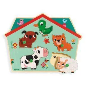 PUZZLE DJECO SONORE : OUAF WOOF