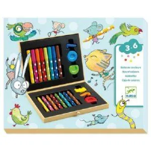 BOITE DE COULEURS POUR LES PETITS -DJECO