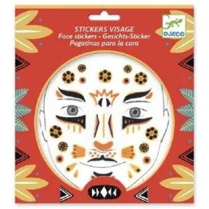 STICKERS DE VISAGE LEOPARD DJECO
