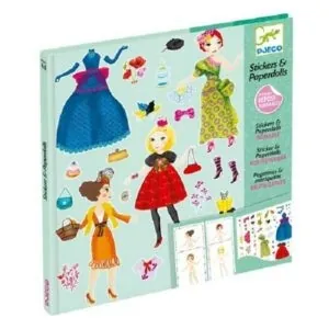 STICKERS REPOSITIONNABLES -ROBE TROP MODE -DJECO