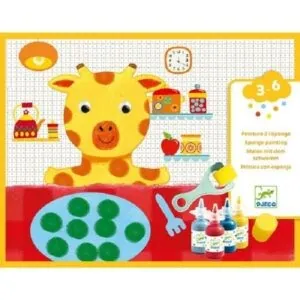 PEINTURE A L'EPONGE -LES AVENTURES DE DOUDOU -DJECO