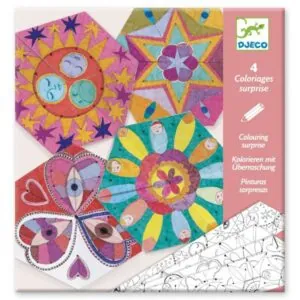 COLORIAGES SURPRISES : MANDALAS CONSTELLATIONS - DJECO