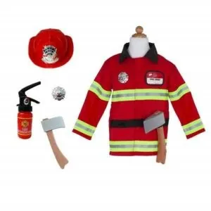 ENSEMBLE POMPIER + ACCESSOIRES 5/6 ANS - GREAT PRETENDERS
