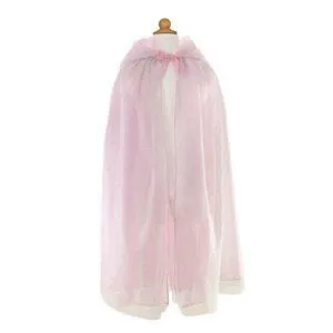 CAPE DE PRINCESSE ROYALE ROSE ARGENT 5-7 ANS