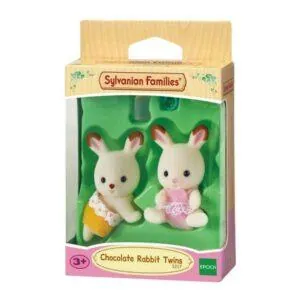 JUMEAUX LAPIN CHOCOLAT - SYLVANIAN FAMILIES