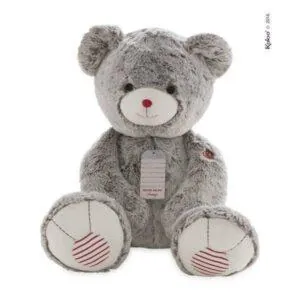 PELUCHE OURS PRESTIGE ROUGE KALOO XXL