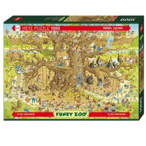 PUZZLE HEYE - M. DEGANO : Habitat de singes - 1000 pièces