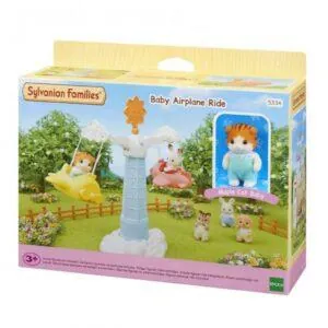 LE MANEGE VOLANT + BEBE CHAT - SYLVANIAN FAMILIES