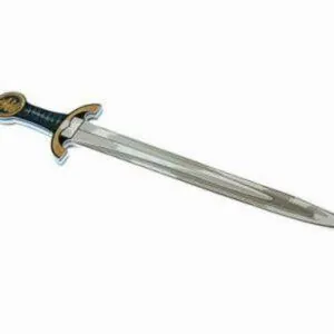 EPEE DE CHEVALIER LION DORE BLEU