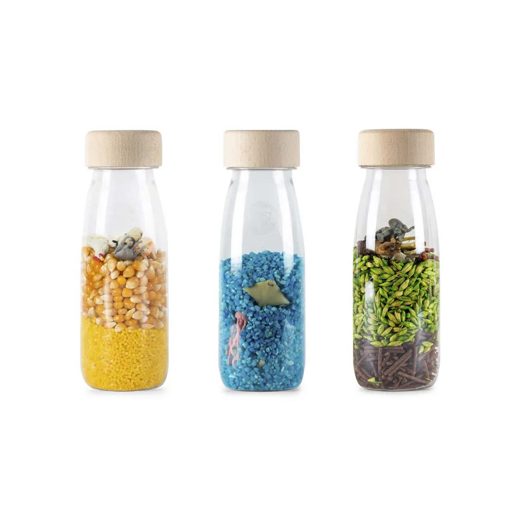 PACK 3 BOUTEILLES SENSORIELLES FERME MER JUNGLE - PETIT BOUM – Image 2