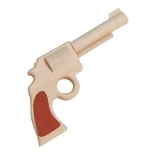 PISTOLET EN BOIS BASS et BASS