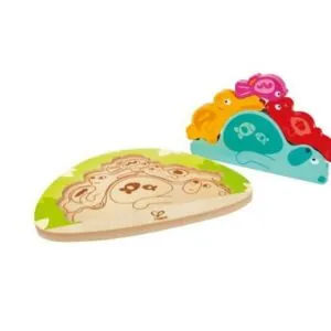 PUZZLE EMPILABLE HAPE : VIVE LA SIESTE - 5 PIECES