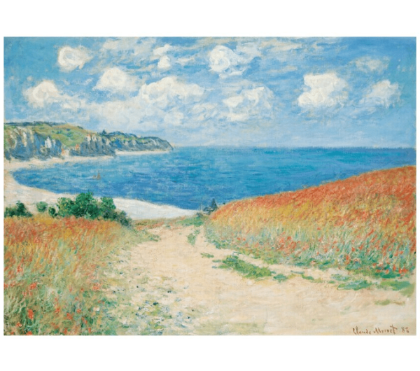 PUZZLE BOIS WILSON - C. MONET : Chemin dans les blés - 500 pièces