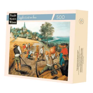 PUZZLE BOIS WILSON - P. BRUEGHEL : L'été - 500 pièces
