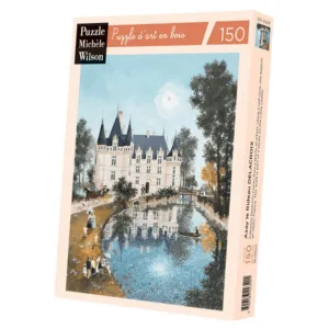 PUZZLE BOIS WILSON - F. DELACROIX : Azay-le-rideau - 150 pièces