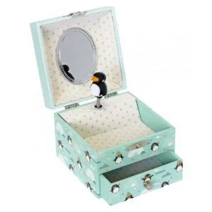 BOITE A MUSIQUE CUBE PINGOUIN - TROUSSELIER