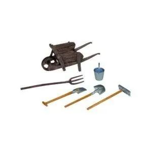 COFFRET BROUETTE ET OUTILS - PAPO