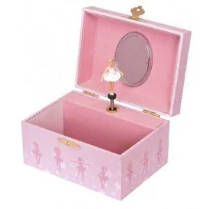COFFRET MUSICAL ROSE CHAUSSONS BALLERINE - TROUSSSELIER