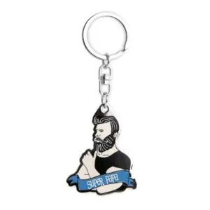 PORTE CLES SUPER PAPA - LABEL TOUR