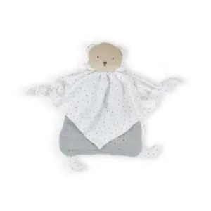 DOUDOU COTON BIO PETITS PAS OURSON GRIS - KALOO