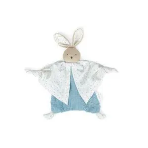 DOUDOU LAPINOU BLEU - COTON BIO - KALOO