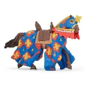 CHEVAL BLEU FLEUR DE LYS - PAPO