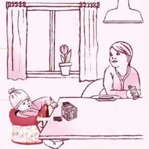 SIEGE A FIXER POUR POUPEE - GOTZ