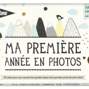 CARTES PHOTO-MA PREMIERE ANNEE EN PHOTO-COLLECTION LUNE