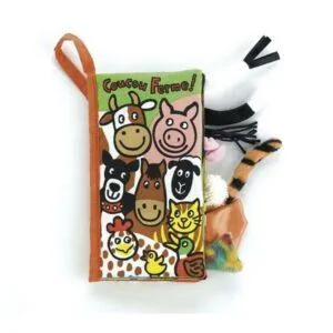 LIVRE D'EVEIL COUCOU FERME - JELLYCAT