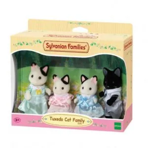 FAMILLE CHAT BICOLORE - SYLVANIAN FAMILIES