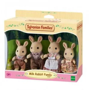 FAMILLE LAPIN CREME SYLVANIAN FAMILIES