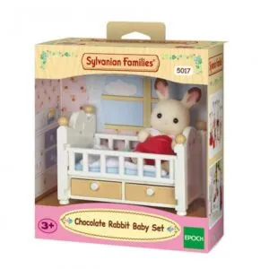 BEBE LAPIN CHOCOLAT + LIT - SYLVANIAN FAMILIES