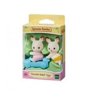 JUMEAUX LAPIN CHOCOLAT - SYLVANIAN FAMILIES