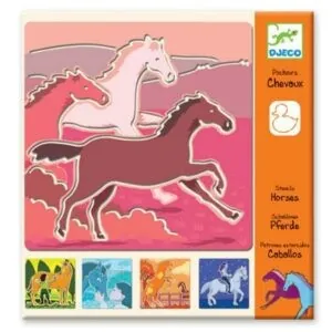 POCHOIRS LES CHEVAUX - DJECO