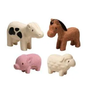 4 ANIMAUX DE LA FERME PLANTOYS
