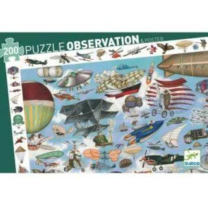 PUZZLE DJECO OBSERVATION : AERO CLUB - 200 PIECES