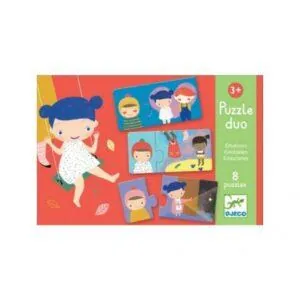 PUZZLE DJECO DUO : EMOTIONS - 2 PIECES