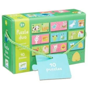 PUZZLE DJECO DUO : HABITAT - 2 PIECES