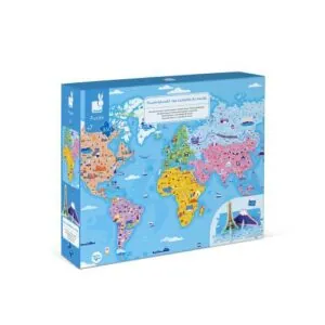 PUZZLE EDUCATIF JANOD : LES CURIOSITES DU MONDE - 350 PIECES