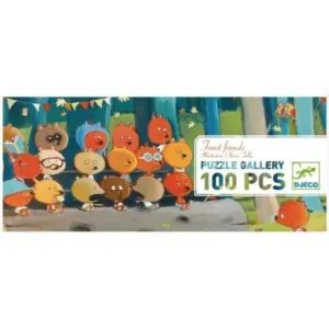 PUZZLE DJECO GALLERY : FOREST FRIENDS - 100 PIECES